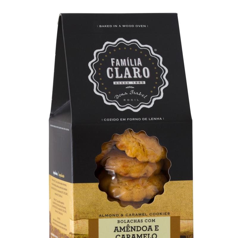 BOLACHAS DE AMÊNDOAS E CARAMELO