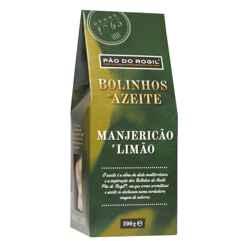 BOLINHOS DE AZEITE, MANJERICÃO E LIMÃO