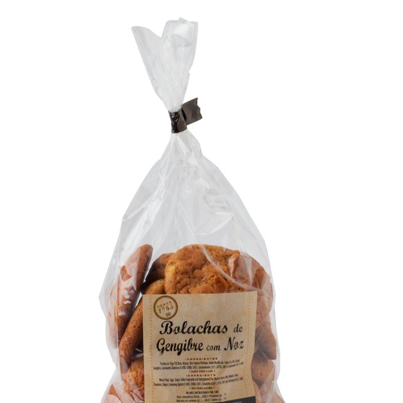 BOLACHINHAS DE GENGIBRE E NOZ